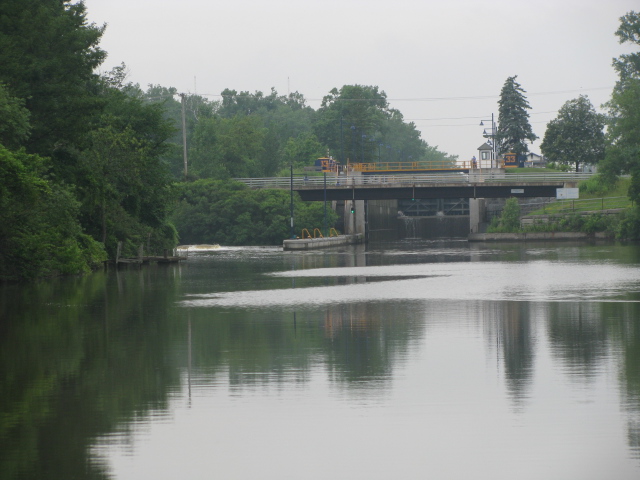 Approaching Lock 33 at Henrietta NY on the Erie Canal.