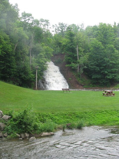 Waterfall at Holley New York