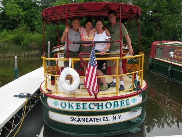 Macedon New York on the Erie Canal, a place for embarking and debarking boat people.