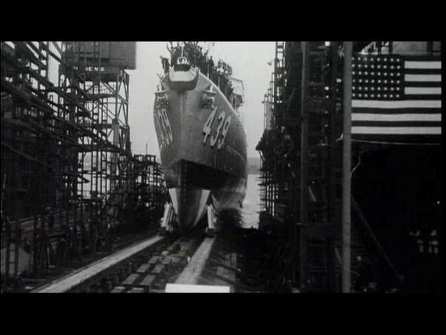 Destroyer Edison Launch Photo November 1940